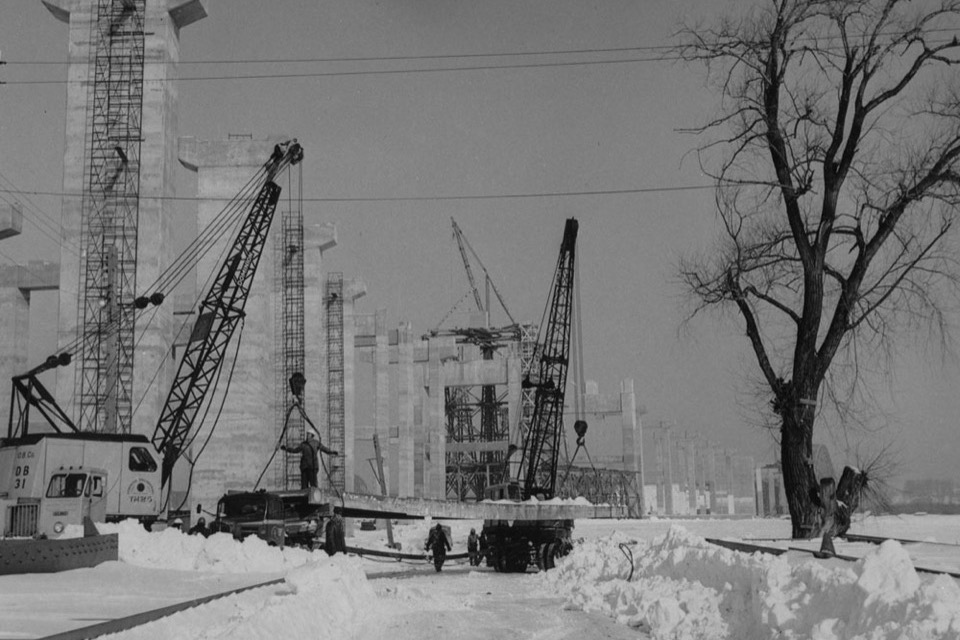 Construction de la Voie maritime du Saint-Laurent